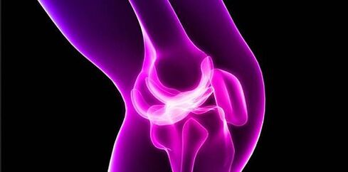 Ostéoarthrose dans l'articulation du genou
